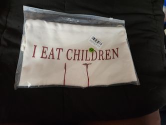 I Eat Children Cloth "It" Horror Theme Bag 