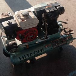 hitachi ec25e 6.5-hp 8-gallon gas wheelbarrow air compressor with a honda engine. $50 OFF FIRST BUYER