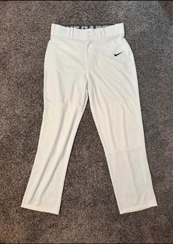 Men's NIKE White Baseball Pants - Medium