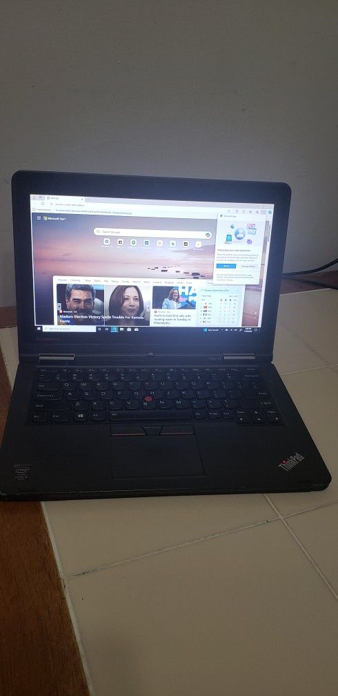 Lenovo ThinkPad Yoga 12 Intel I5 2.30 GHz 256 SSD 8Gig Ram Webcam Touchscreen