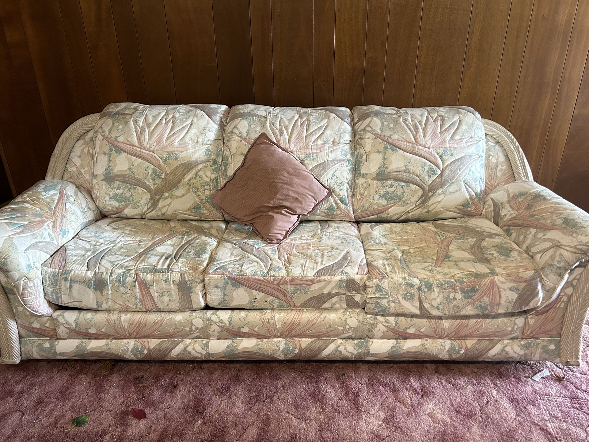Sofa, Chair And Ottoman
