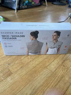 Sharper Image Neck & Shoulder Massager With Heat