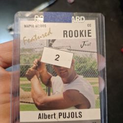 Albert Pujols Rookie Card