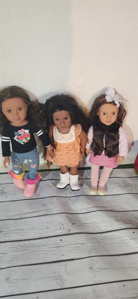 3 Journey Girl Dolls 18'