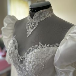 Vintage Ornate Wedding Dress