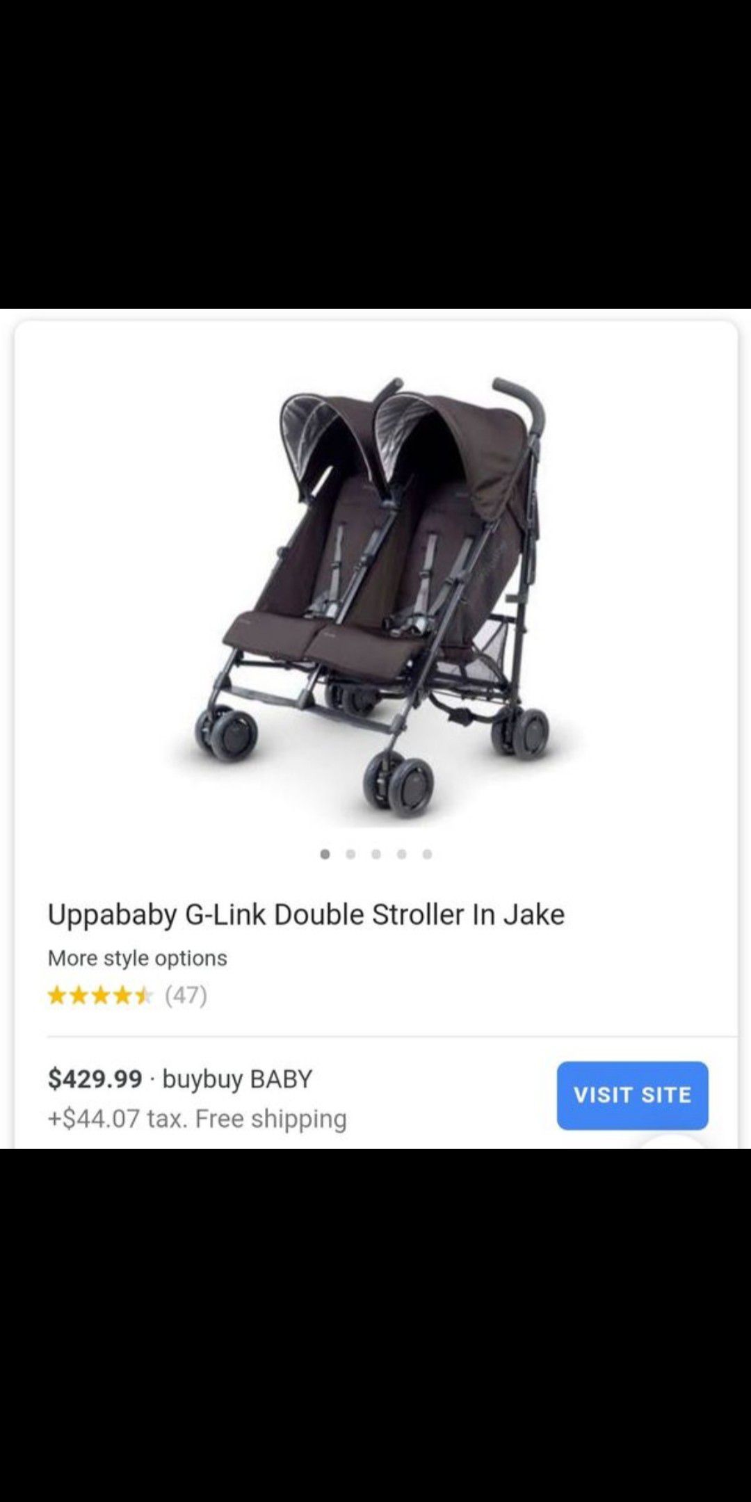 Uppababy Glink double umbrella stroller