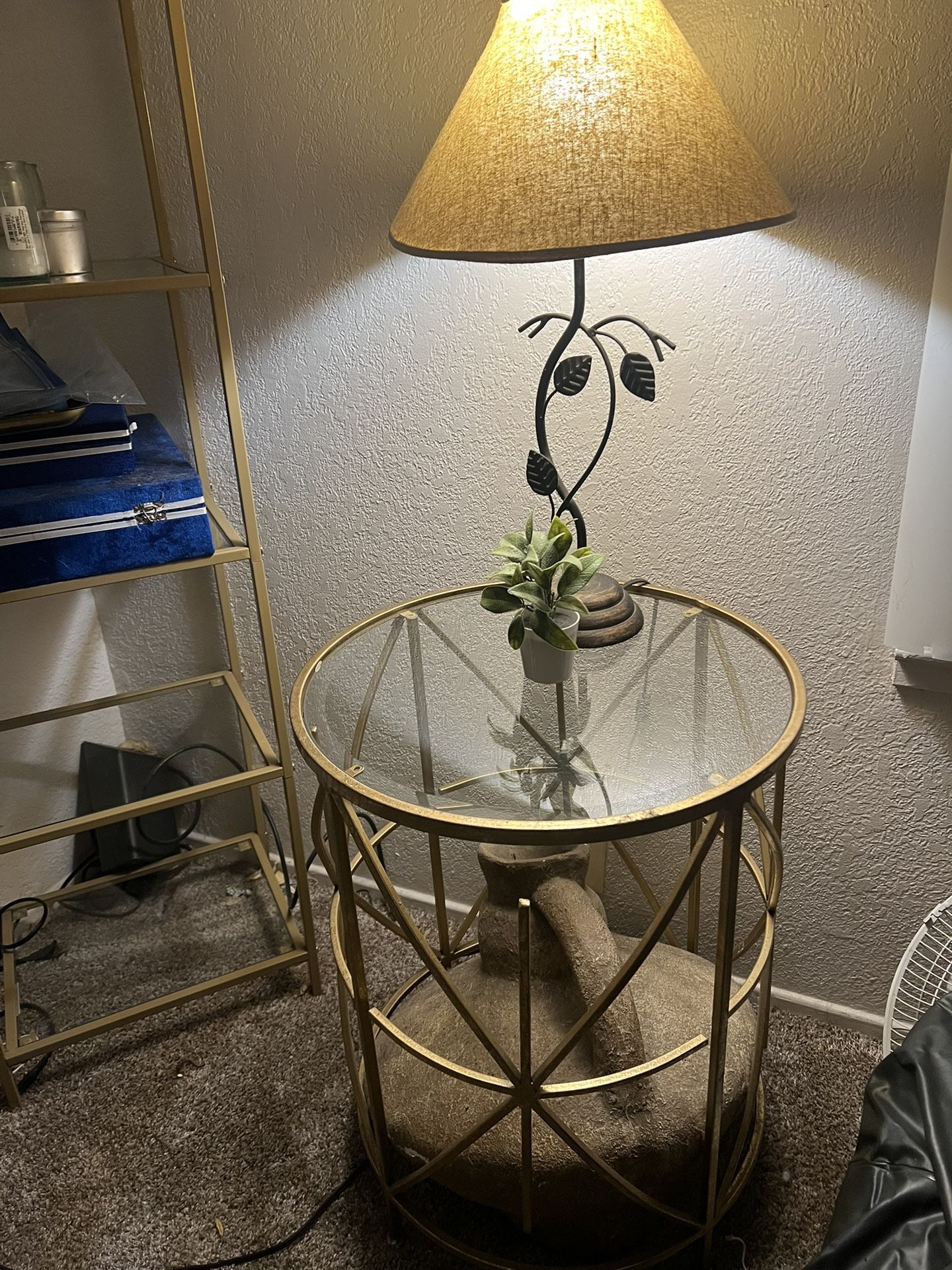 Side Tables And Shelf