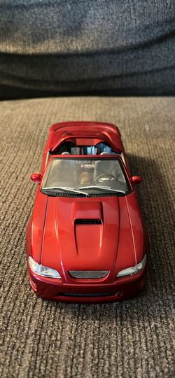 JADA 2002 Ford Mustang Convertible 1/24 Scale Metallic Red