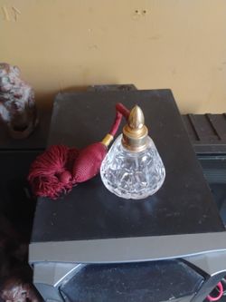 Vintage Crystal Perfume Bottle