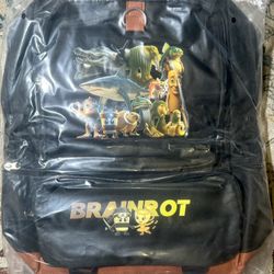 Brainrot Backpack Brand New Plastic Sealed
