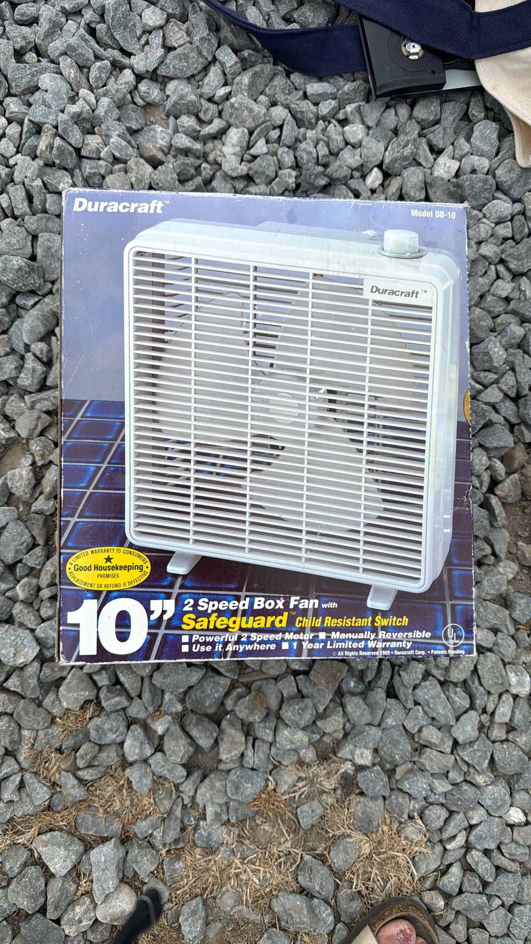 2 Speed Box Fan