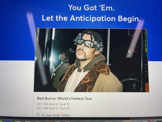Bad Bunny Tickets