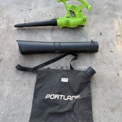 Portland electric blower/mulcher/vacuum 