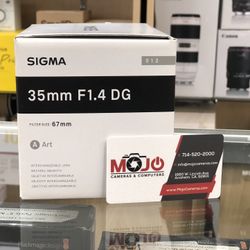 Sigma 35mm F/1.4 