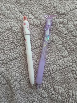 Two Nintendo 3DS Stylus (Kawaii Aesthetic Pink and Purple)