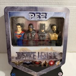 Pez DC Justice  League Tin