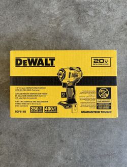 DEWALT 20-volt Max Brushless 1/2-in sq Drive Cordless Impact Wrench (Tool Only) variable speed