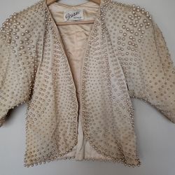 Beautiful Pearl Bolero Jacket 