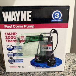 WAYNE WAPC250 1/4 HP Automatic Pool Cover Pump – 3000 GPH – New in Box 