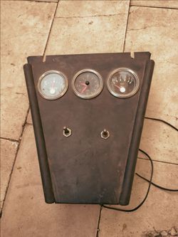 Rat rod gauge panel