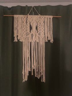 Handmade macrame wall hanging