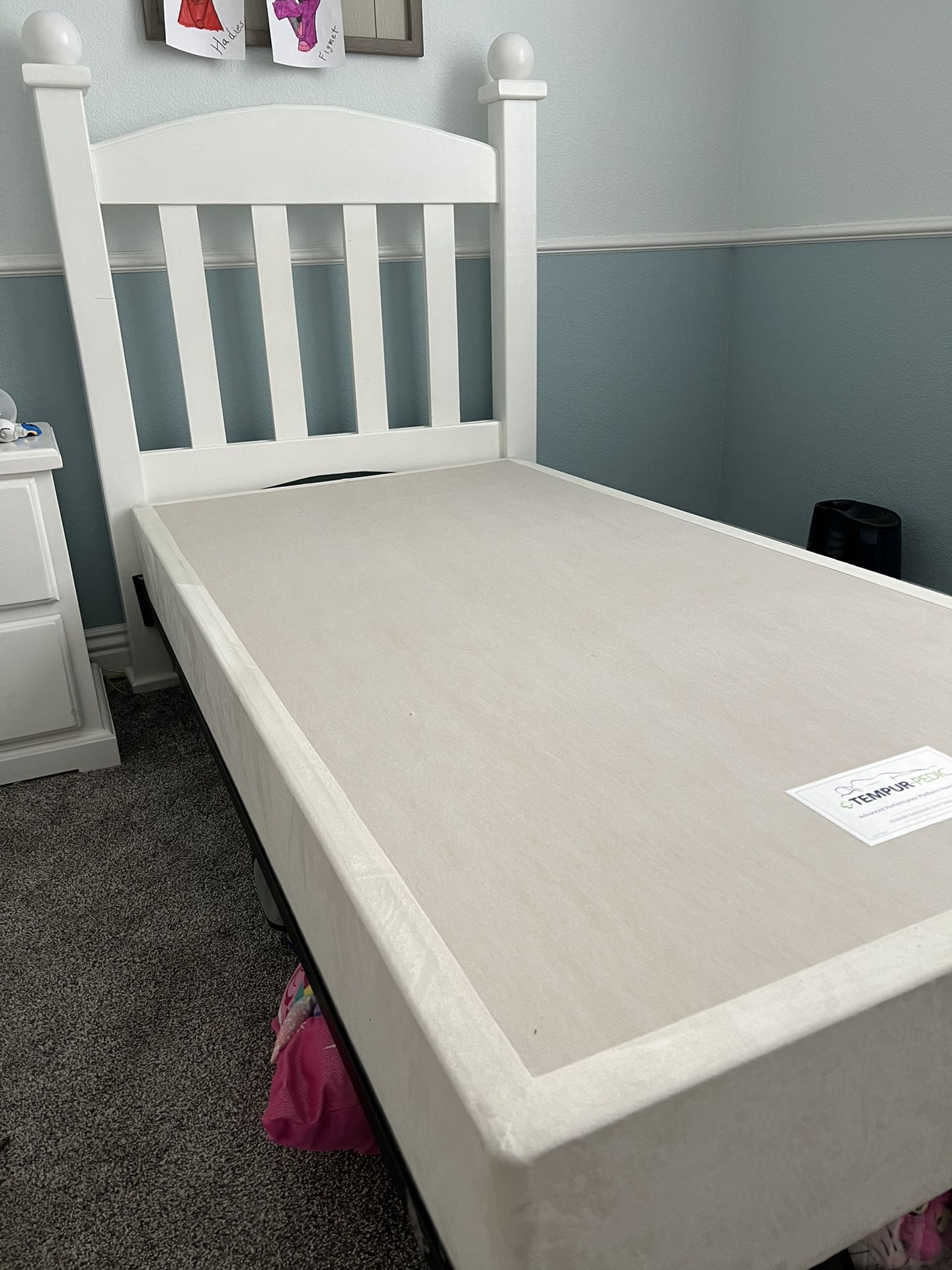 Twin Headboard With Frame And Box