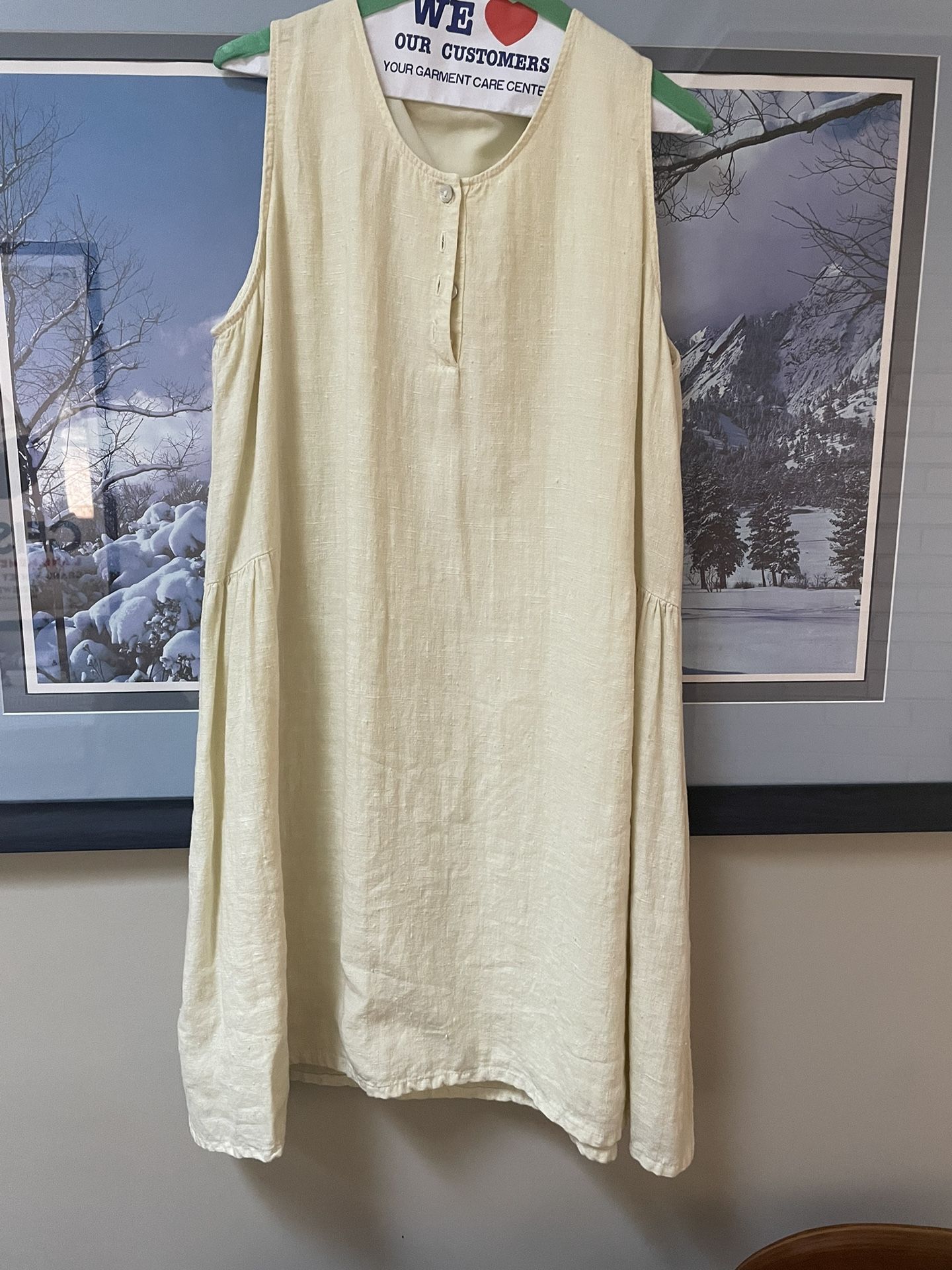Linen Maternity Dress
