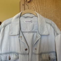 Balenciaga Denim Jacket Size 38