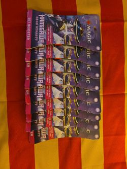 9× Magic The Gathering Kamigawa Neon Dynasty Sleveed Booster Packs 