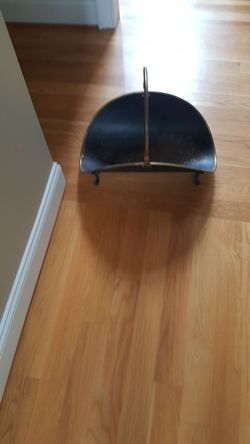 Log or magazine holder brass And metal