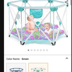 Folding Baby Playpen, Portable Playard for Toddlers with Breathable Mesh, Indoor and Outdoor Activity Center