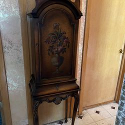 Vintage Ornate Flowered Cabinet