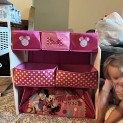 Minnie Mouse toy Shelf 