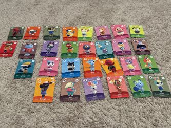Origina Animal Crossing Amibo Cards Not Mini