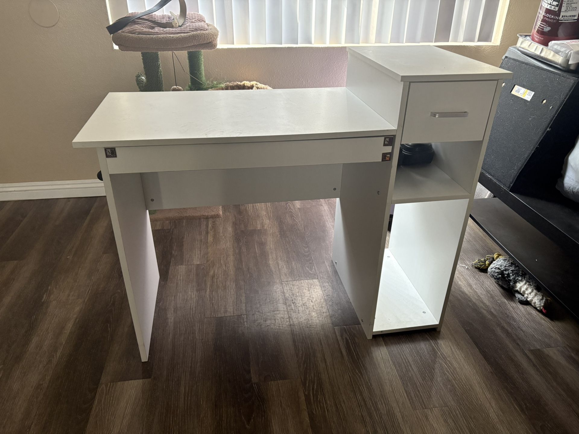 Selling Small White Desk