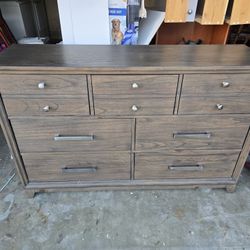 Dresser with mirror