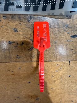 Off-White “Zip Tie” (Red)