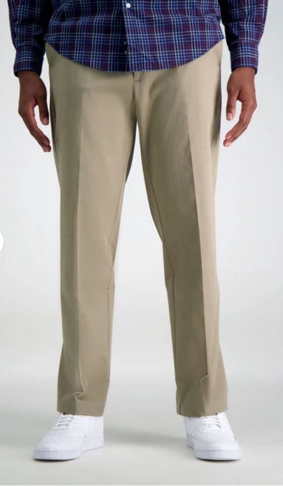 Haggar Big & Tall Iron Free Premium Khaki, NWT.