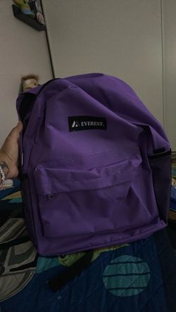 Purple backpack