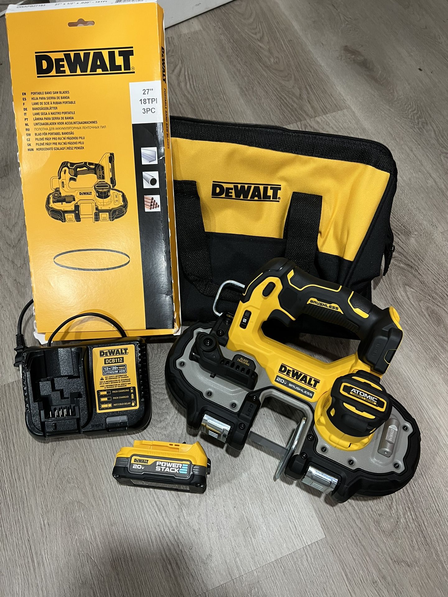 Dewalt Atomic 20v Bandsaw Tool-only $150/ With Starter Kit $200