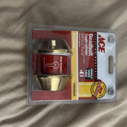 Deadbolt.  Single Cylinder.  Mobile Home or Door Lock