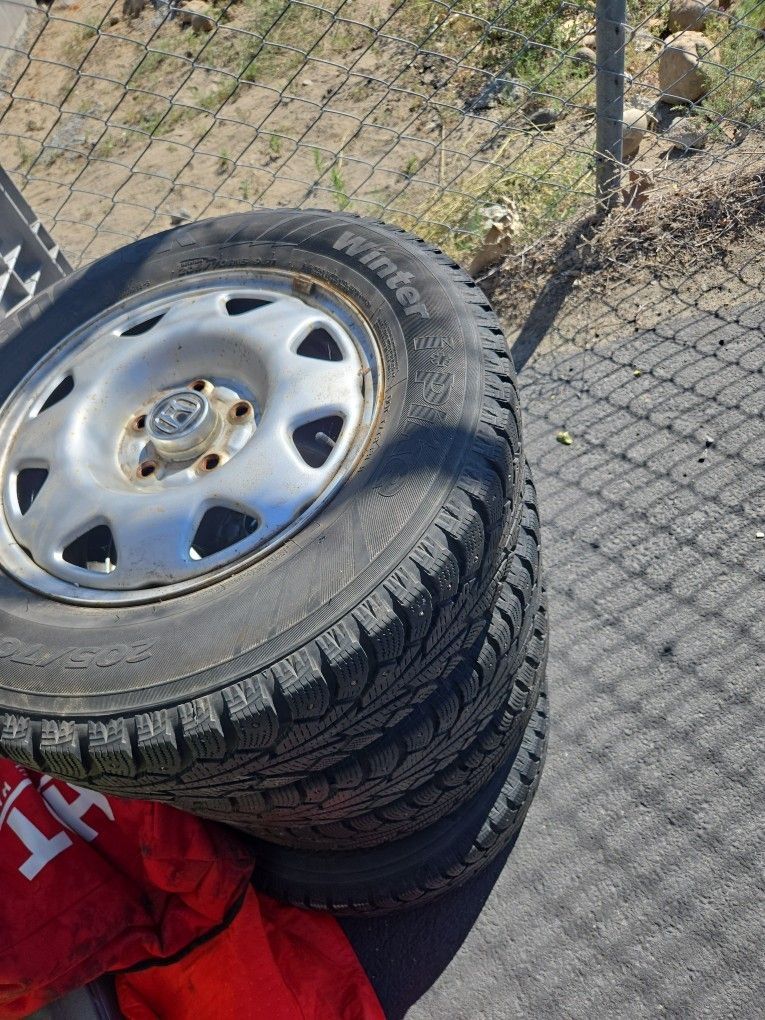 205/70r15 96t Studded Tires Ans Rims