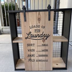 Original Barn Laundry Decorative Shelf