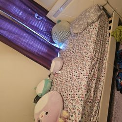 Twin Size Bed. Brand New With Lights In Head Board