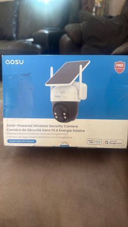 Aosu solar powered security camera