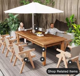 Table only, chairs not included