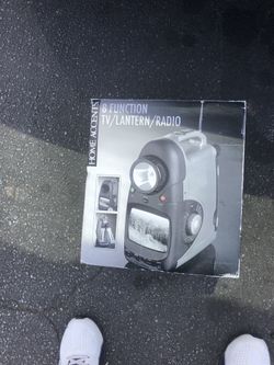 Home Accents TV Lantern Radio Camping Equipment