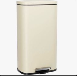Cream 30L Trash Can - LY50