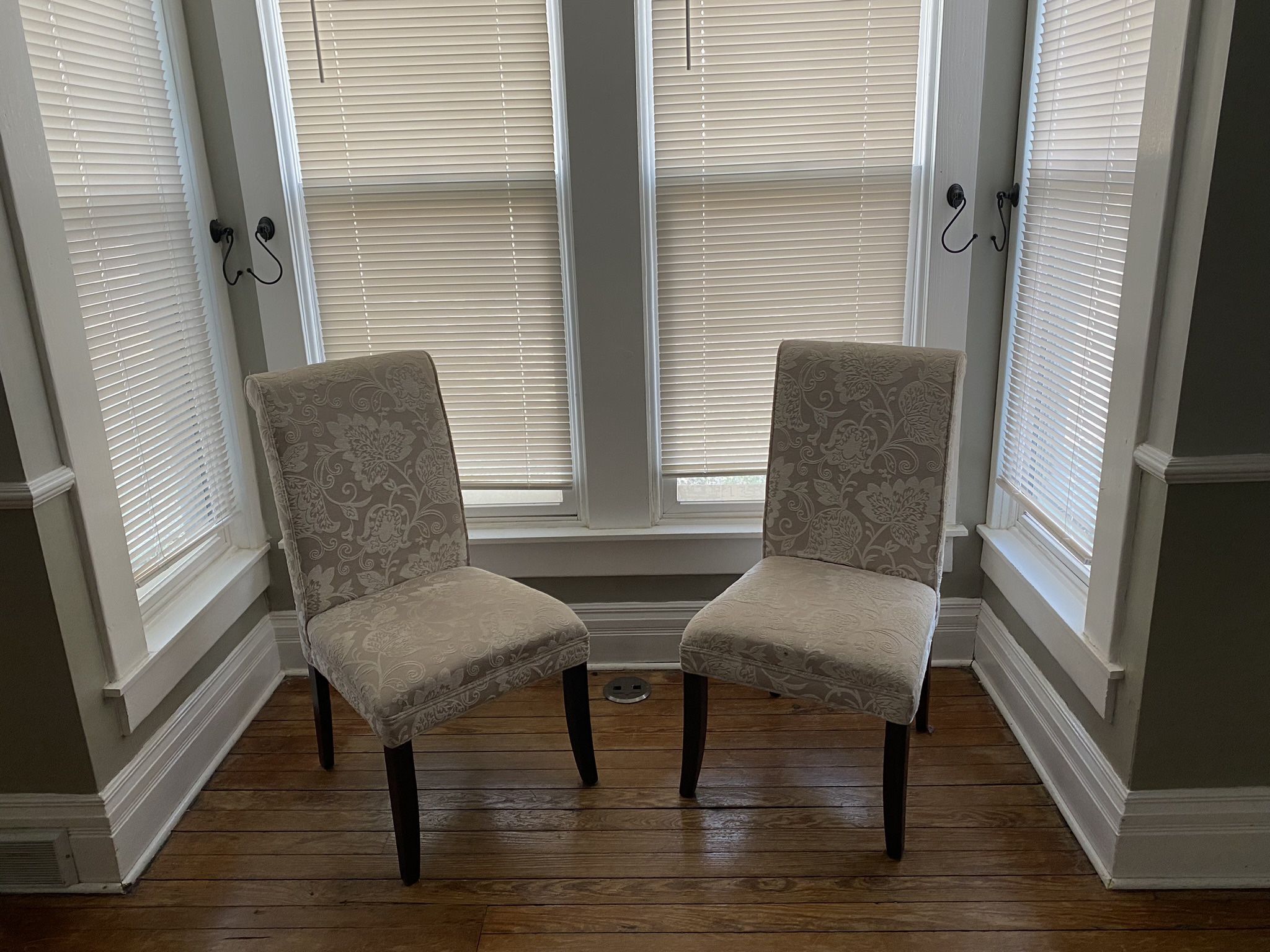 Upholstered White Dining Chairs