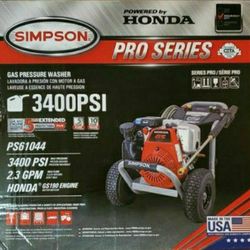 Simpson Pro Series 3400 Psi Preasure Washer ...